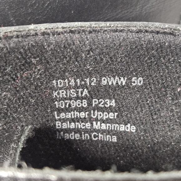 Drew Krista Women’s Black Boots 10141-12 9WW Extra Wide Orthopedic Shoes - Picture 8 of 9